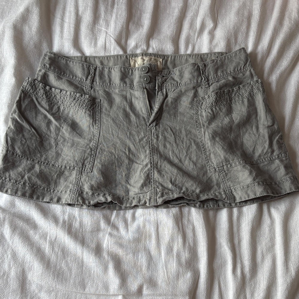 Abercrombie & Fitch Light Gray Skirt